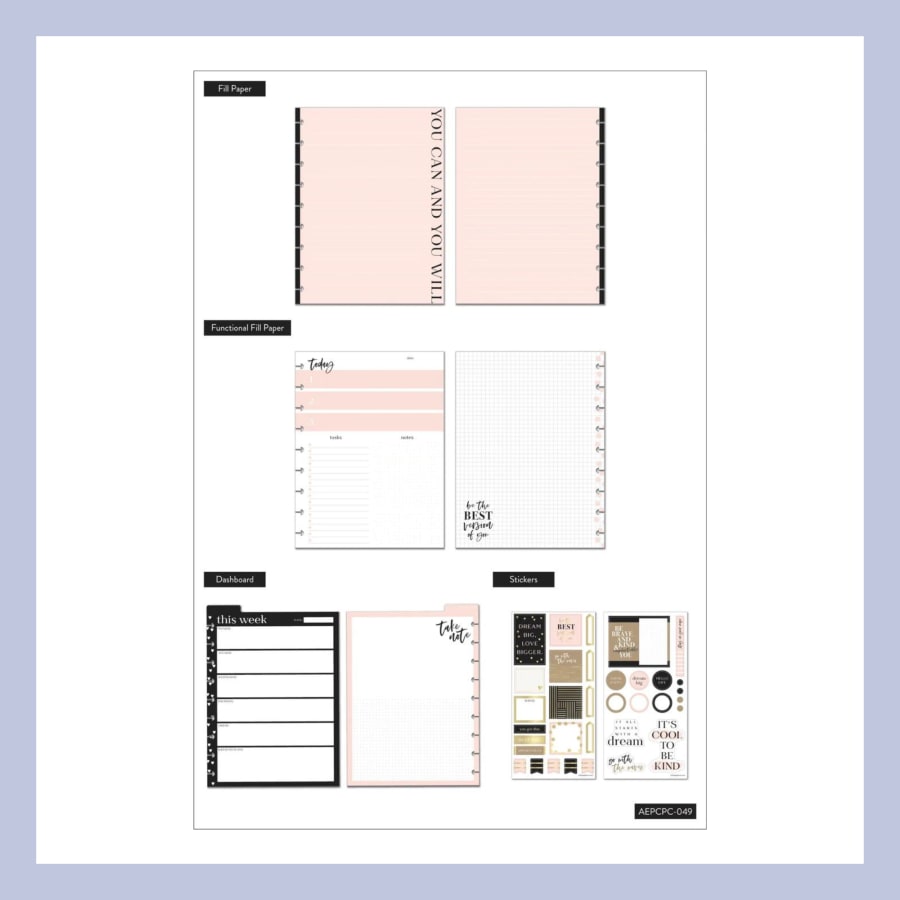 The Happy Planner – Aukahluta mappa