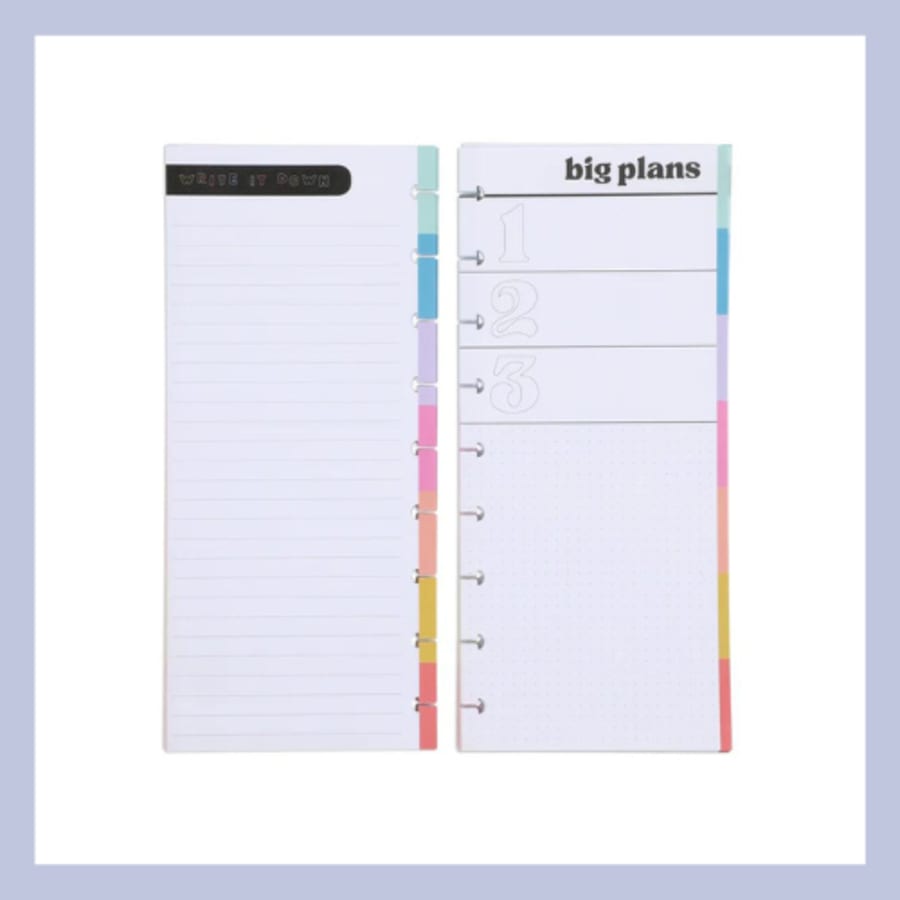 The Happy Planner áfylling – Stór plön