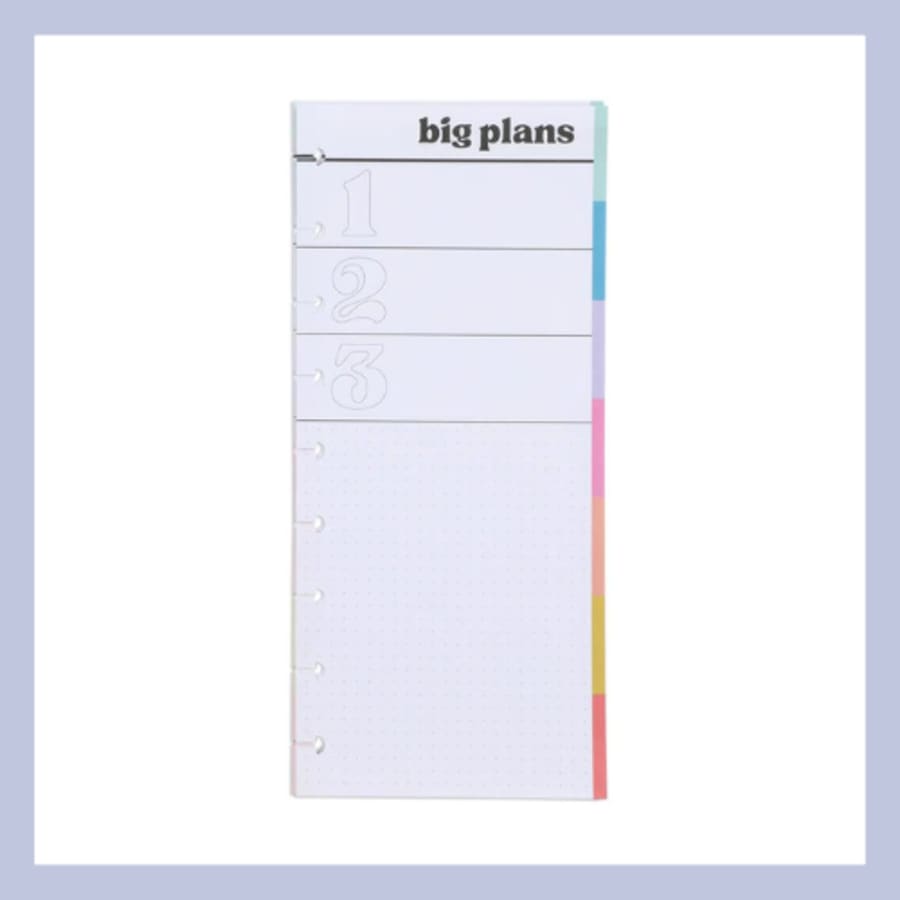 The Happy Planner áfylling – Stór plön