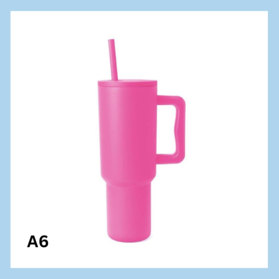 Sérmerktur stálbrúsi með röri 1200ml – 13 litir