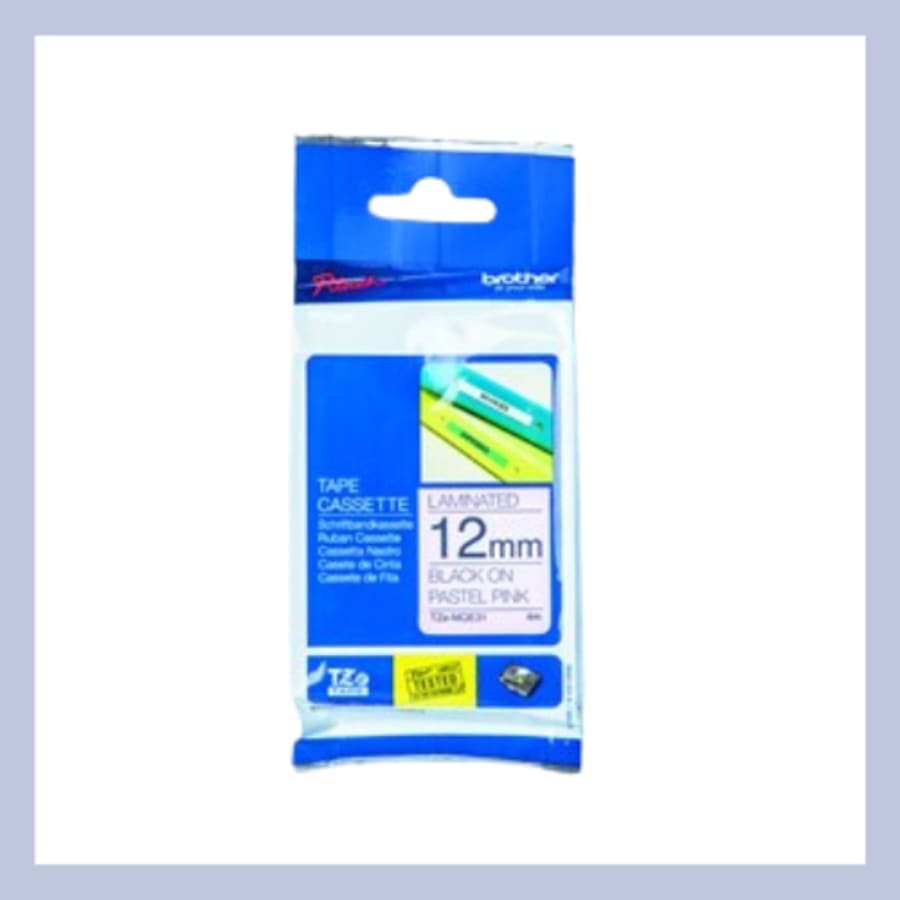 Límborði fyrir merkivél – 3 pastel litir