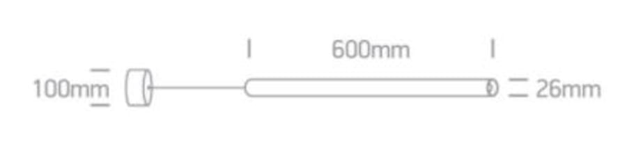 8W COB LED Black body Brass reflector pendant