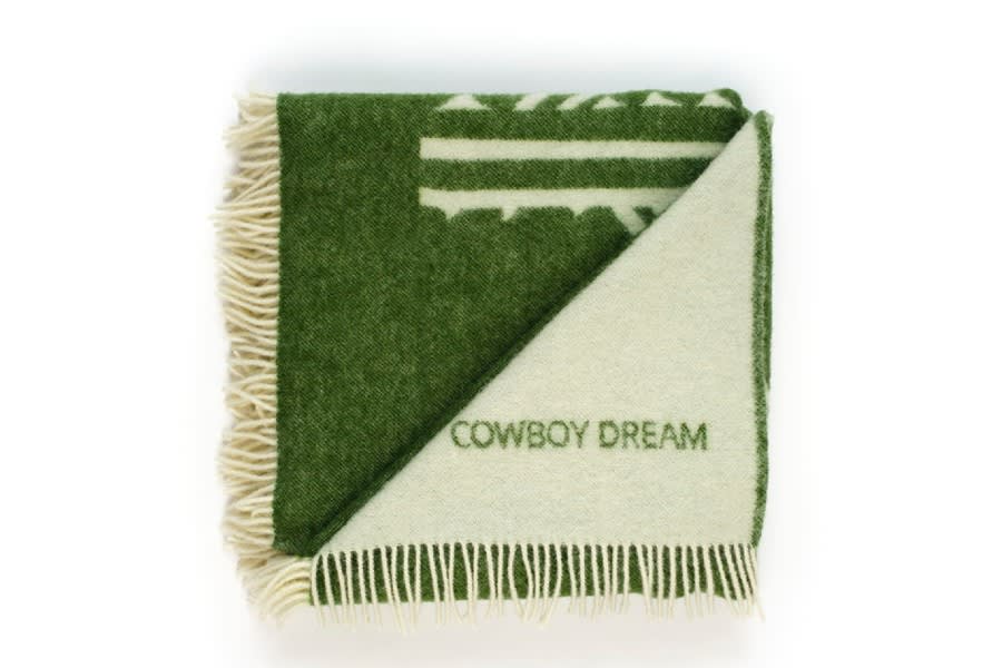 Cowboy Dream Ullarteppi | Grænt