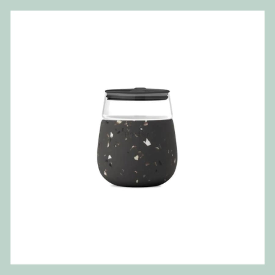 Porter glas með loki – Terrazzo Charcoal