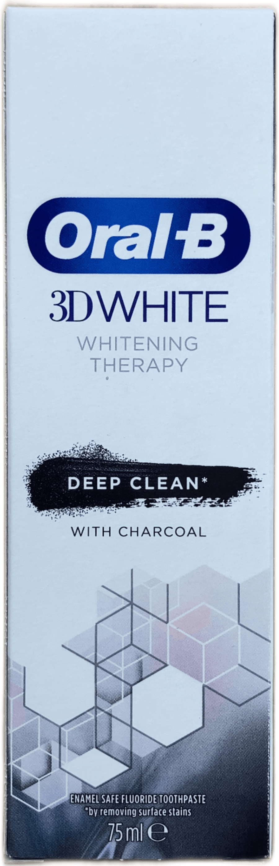 Oral-B 3D White Whitening Therapy Deep Clean tannkrem með kolum 75 ml