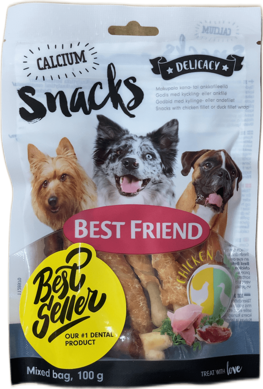 Best Friend kalsíumsnarl sælkerablanda 100 g