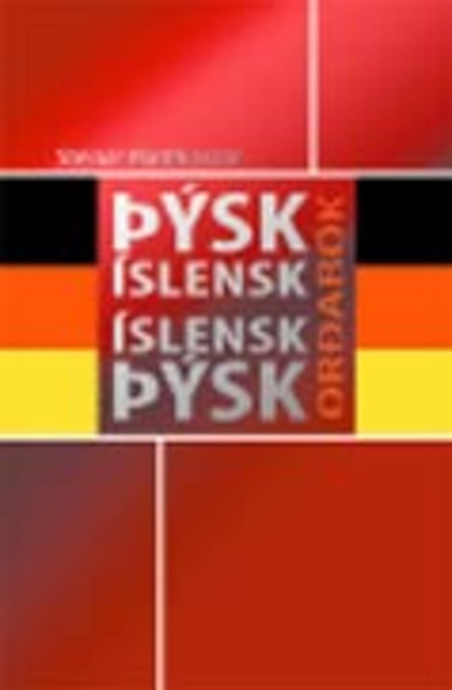 Þýsk íslensk orðabók 2009