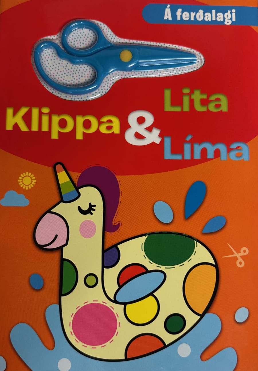 Á ferðalagi - lita, klippa & líma