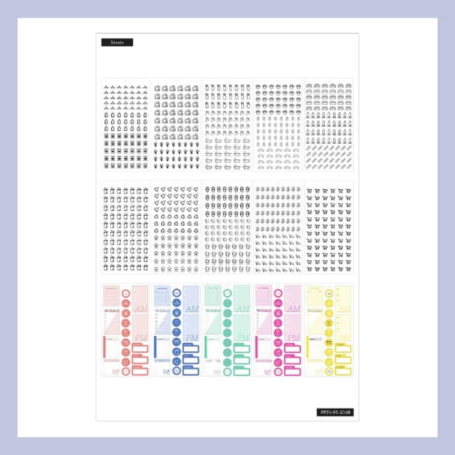 The Happy Planner límmiðar – Heimilishald