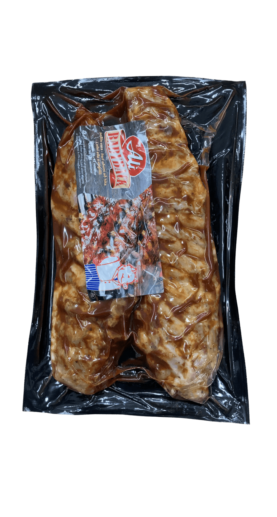 Soðin grísarif í sósu