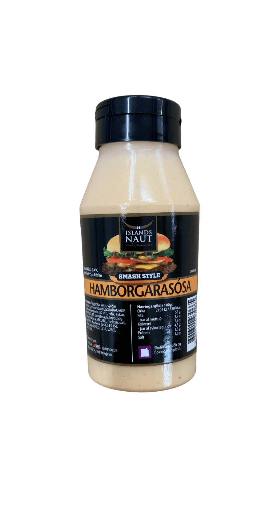 Íslands Naut Smash Style Hamborgarasósa 300 ml