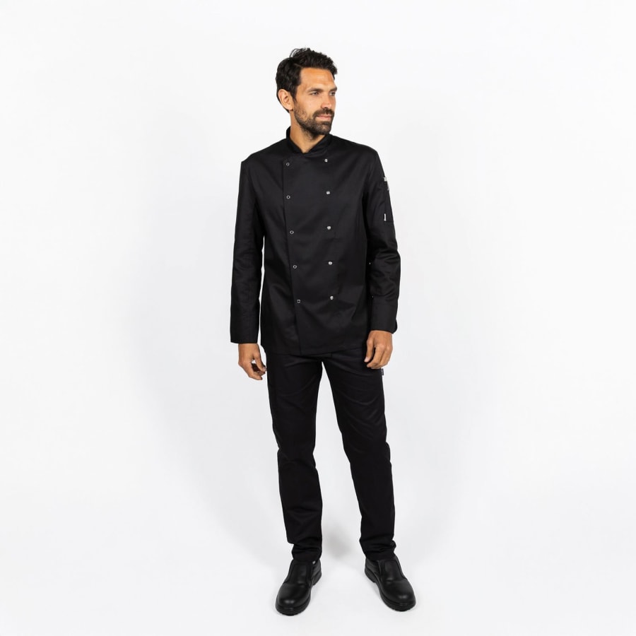 ADC síðerma kokkajakki með CoolMax - XS
