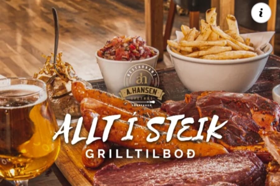 Bragð af sumri í sumarboxi A.Hansen á grillið heima.