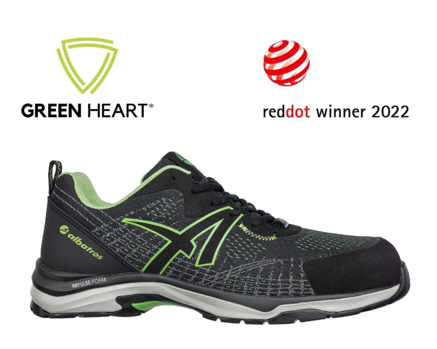 Albatros Splendid Öryggisskór Green Heart S1P