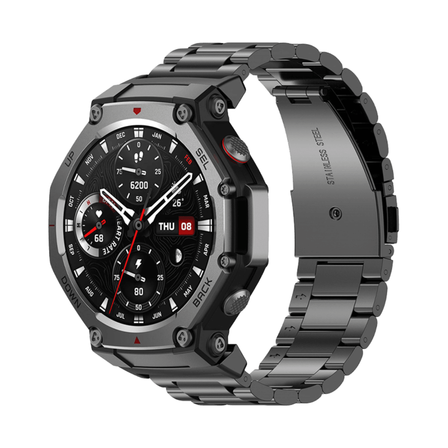 Amazfit T-Rex 3 (W010) - Svört keðju ól