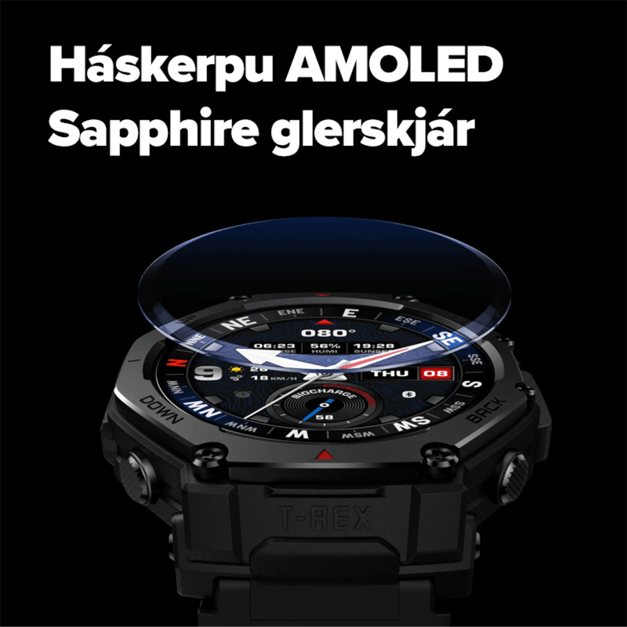 Amazfit T-Rex 3 Pro 44mm snjall- og heilsuúr