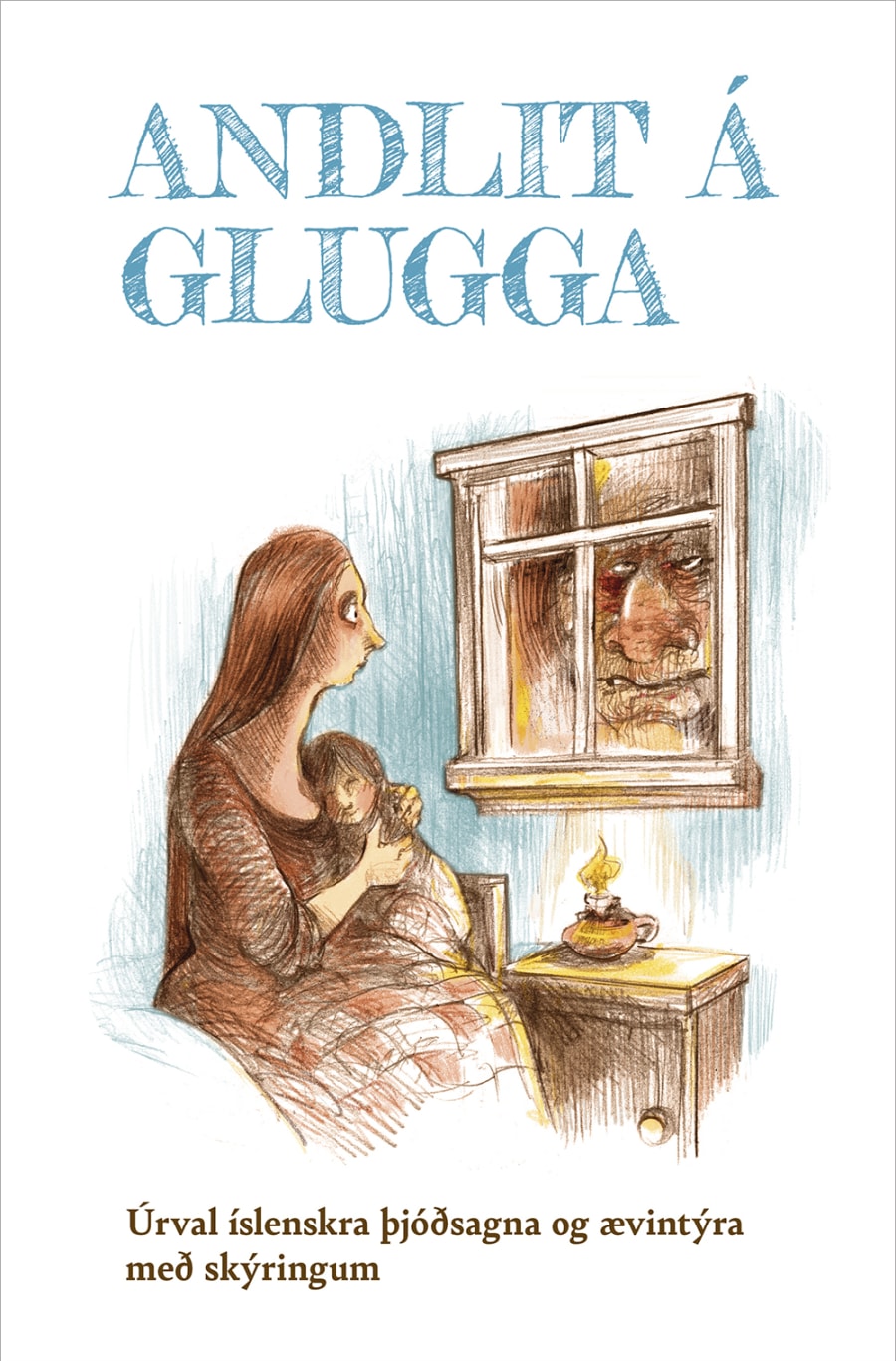 Andlit á glugga