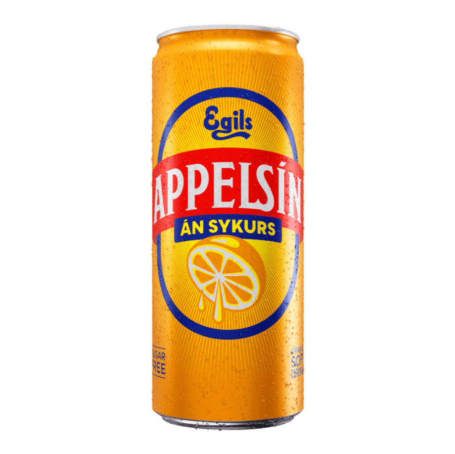 Appelsín án sykur 0,33L