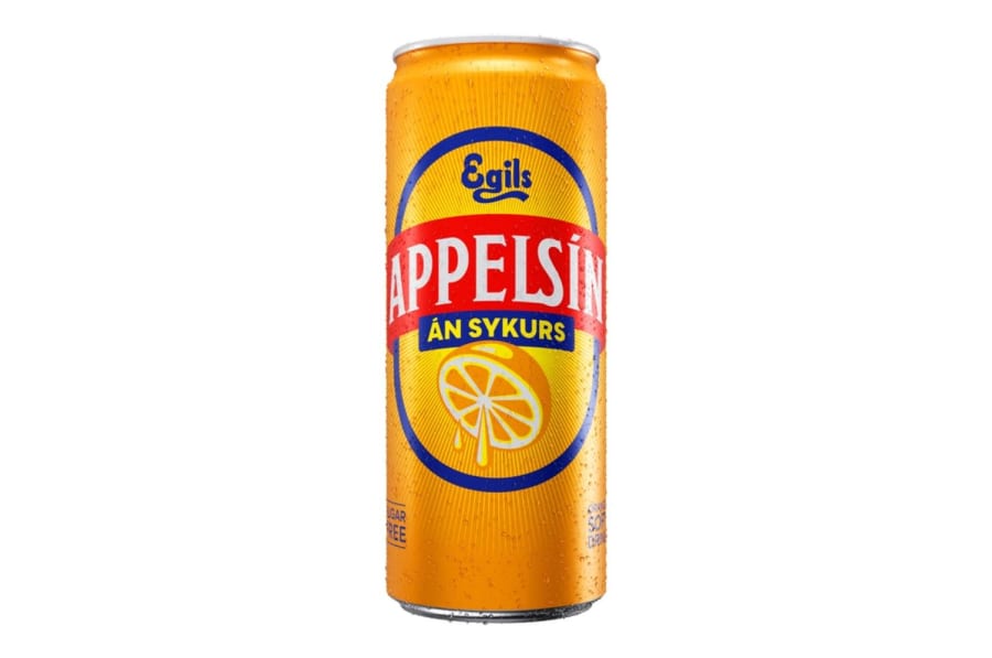 Appelsín sykurlaust 330 ml (Dós)
