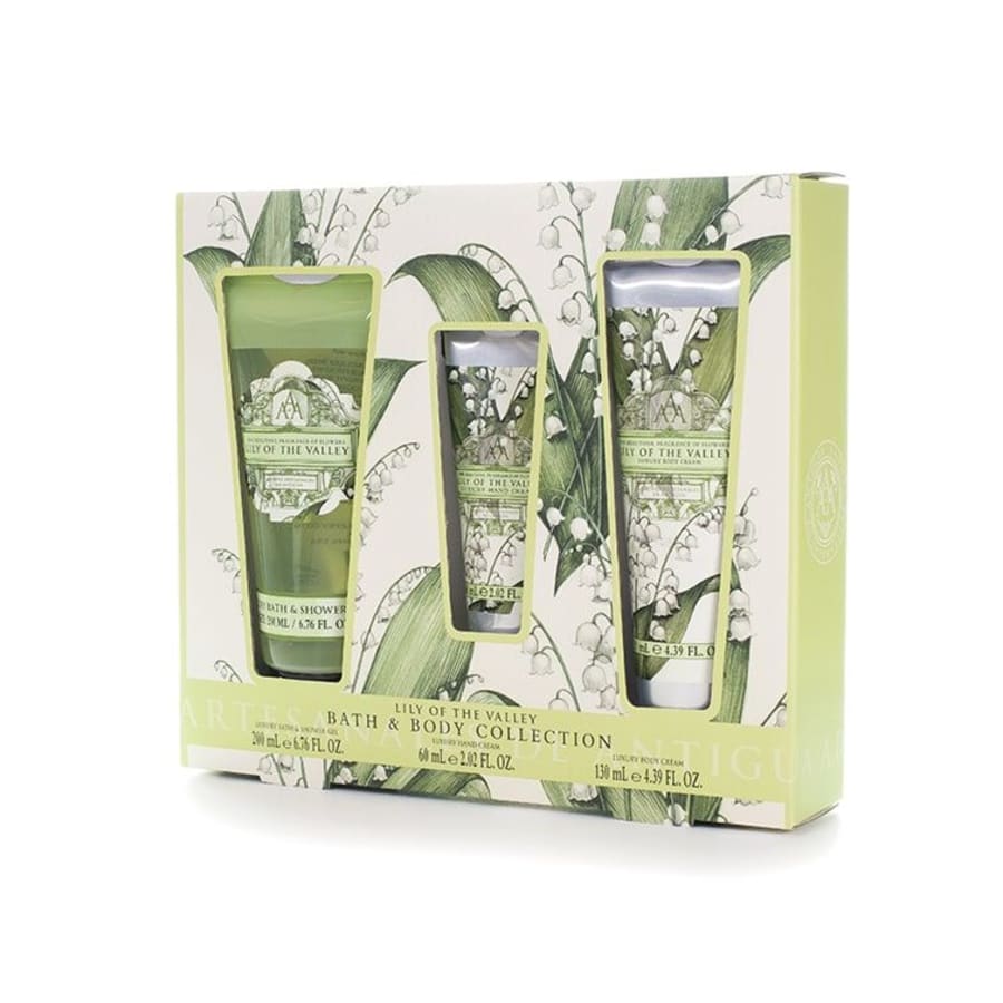 Aromas Artesanales de Antigua Floral Lily of the Valley Bath & Body Collection