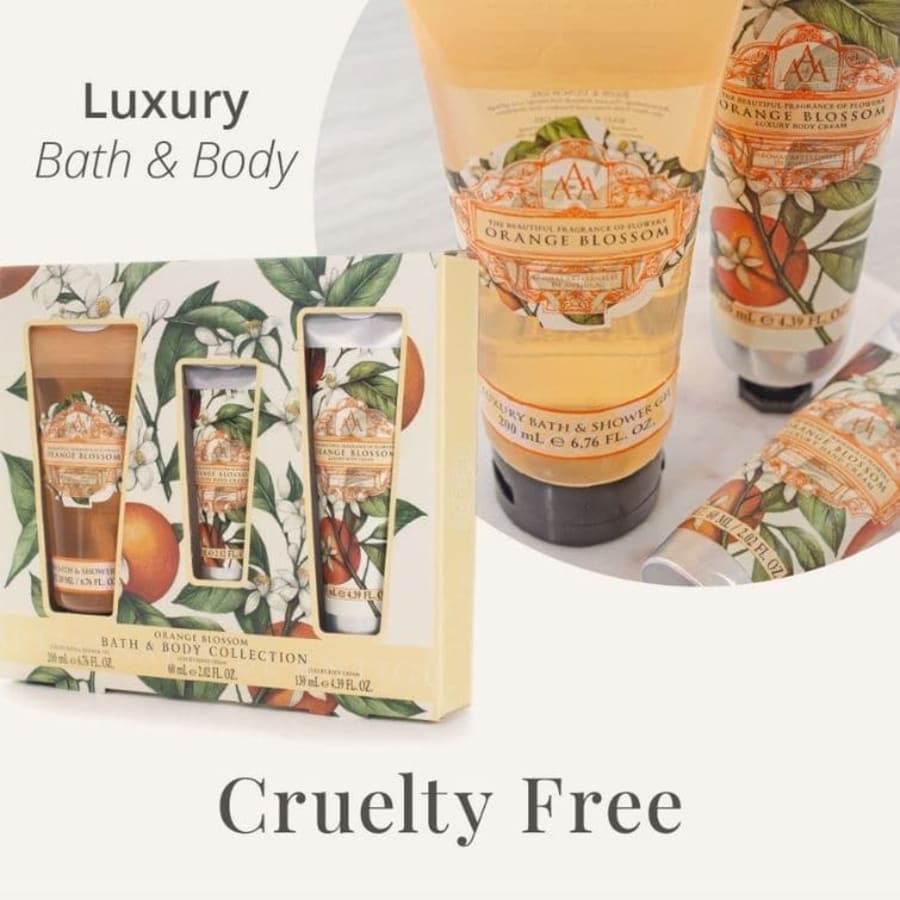 Aromas Artesanales de Antigua Floral Orange Blossom Bath & Body Collection