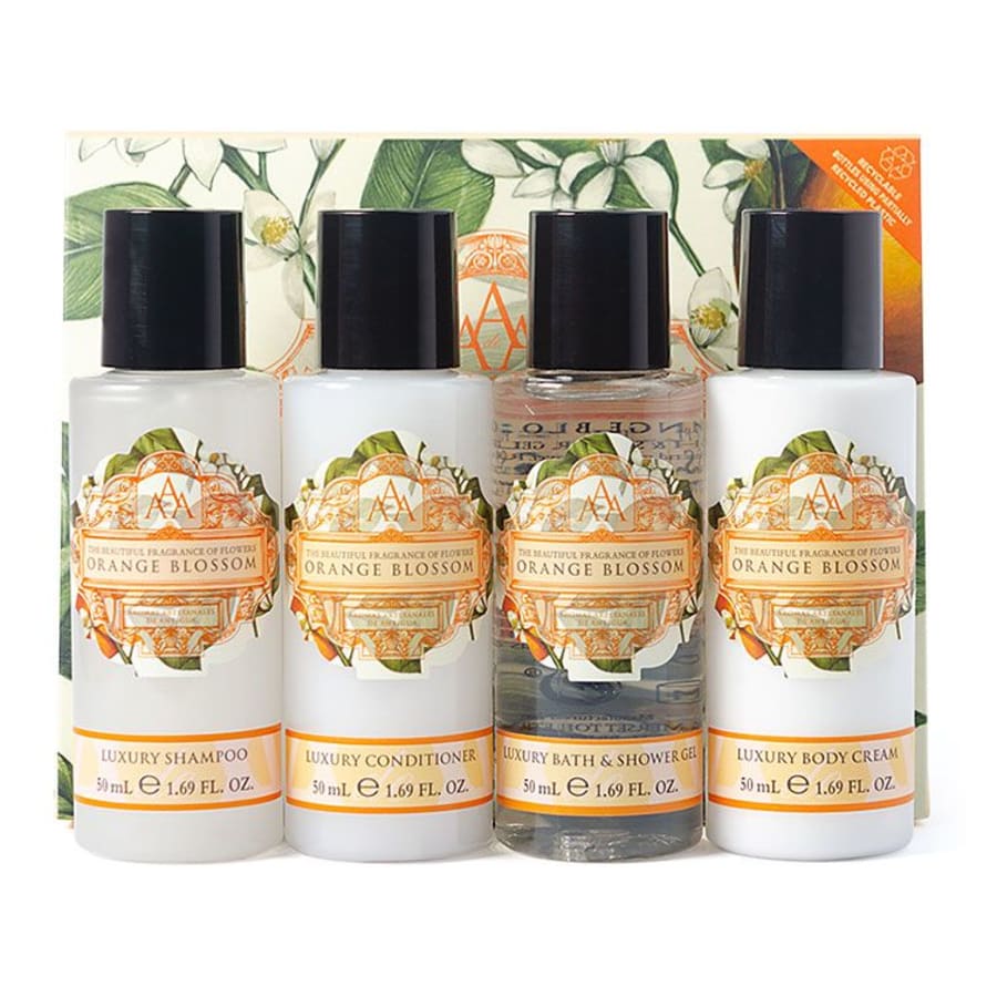 Aromas Artesanales de Antigua Floral Orange Blossom Ferðasett