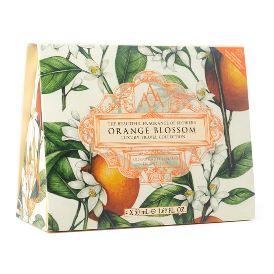 Aromas Artesanales de Antigua Floral Orange Blossom Ferðasett