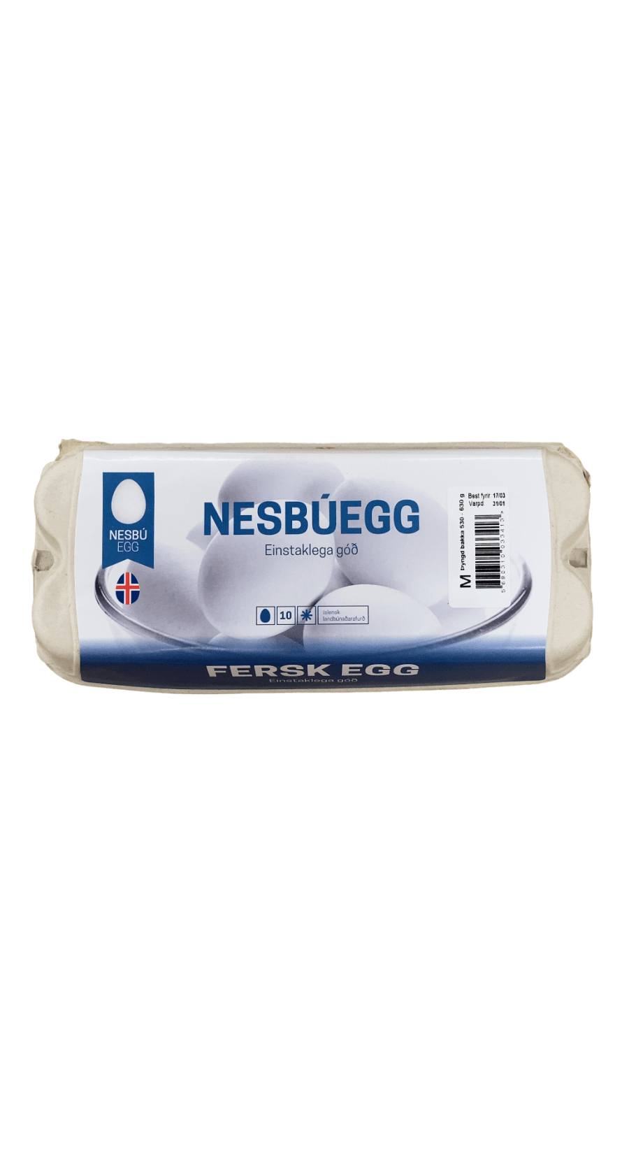 Nesbú Fersk egg M 10 stk