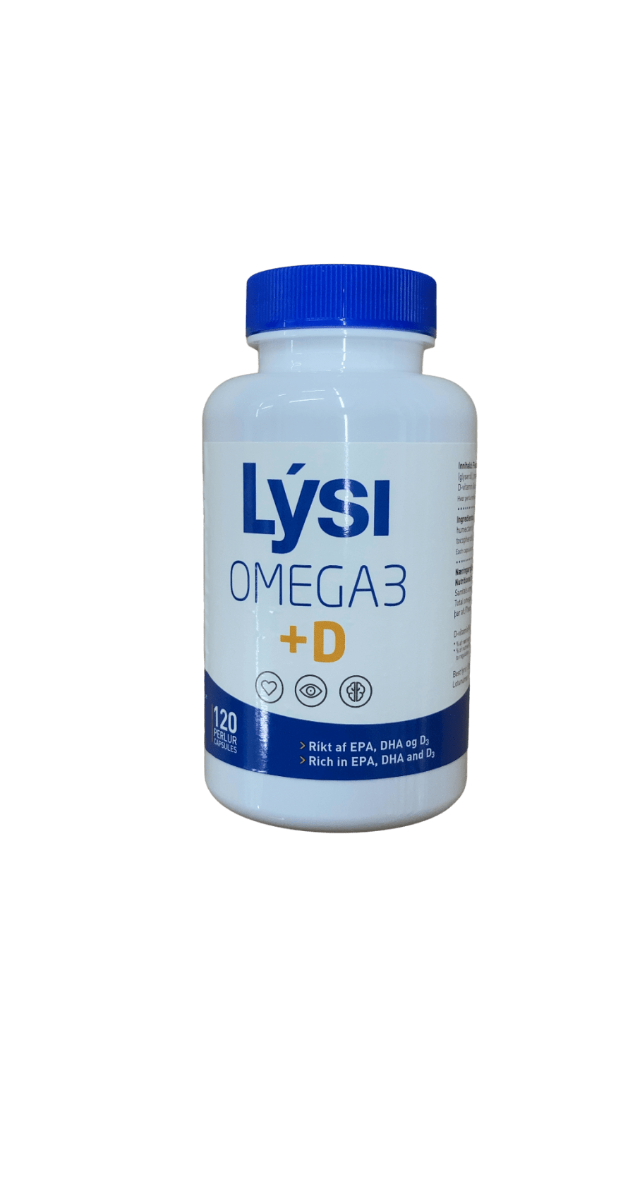 Lýsi Omega-3 + D 120 stk
