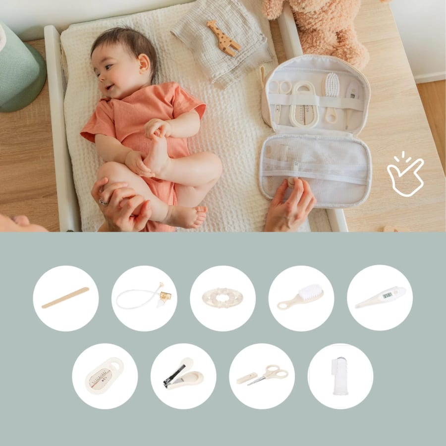 Baby Toilet Bag – snyrtitaska barnsins – Sand
