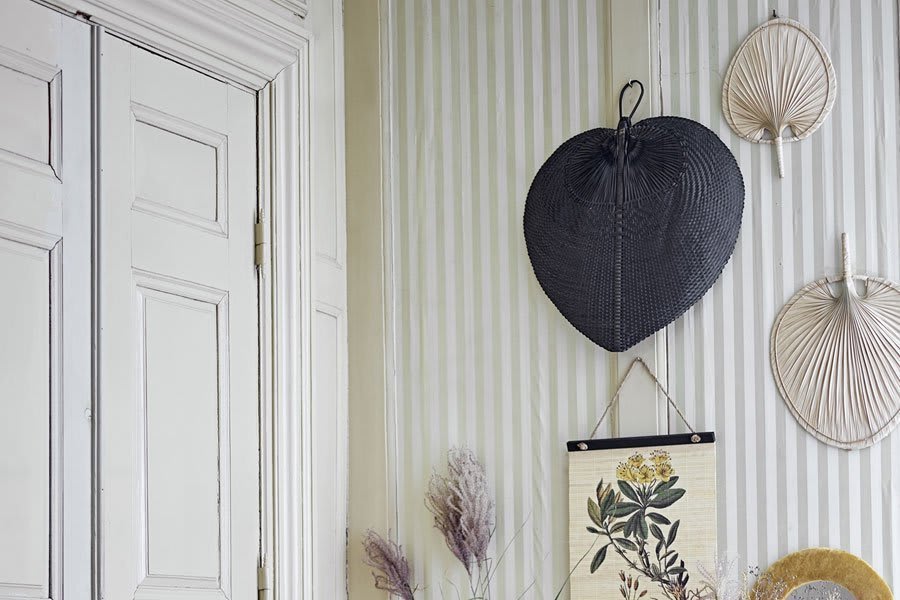 Bamboo veggskraut | Svart