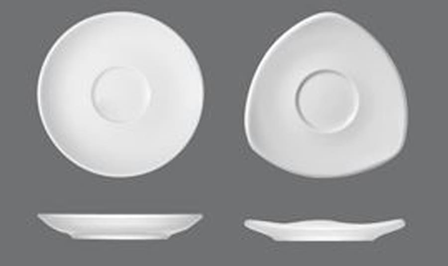 Bauscher Options hringlótt undirskál Expresso