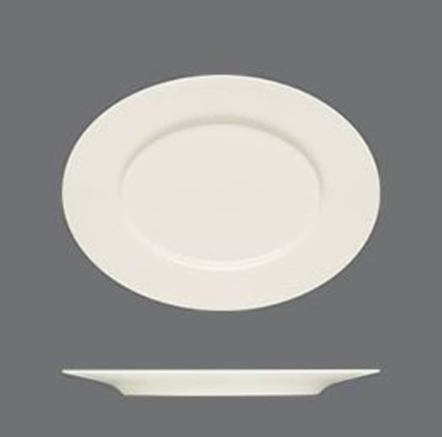 Bauscher Purity sporöskjulaga fat 33 cm
