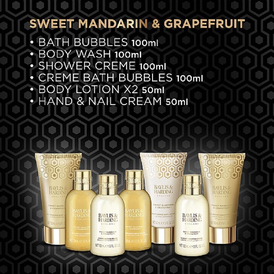 Baylis & Hardin Signature Collection Sweet Mandarin & Grapefruit Indulgent Hand Trio Gift Set