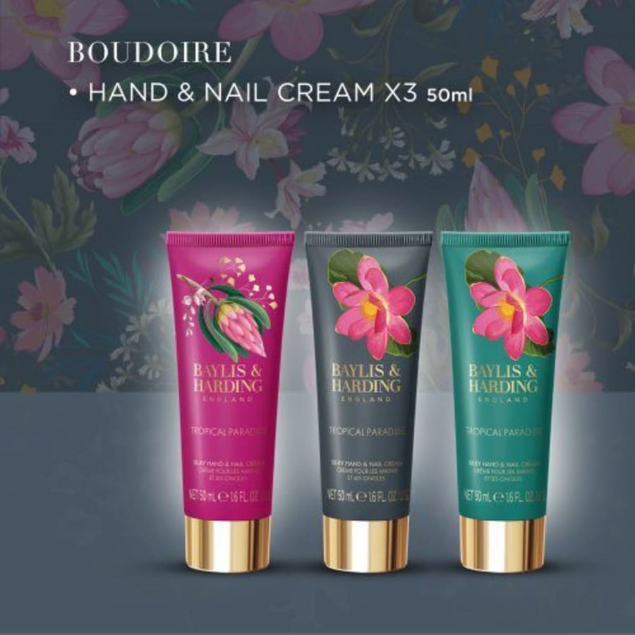 Baylis & Harding Boudoire Handáburður Gjafasett 3x50ml