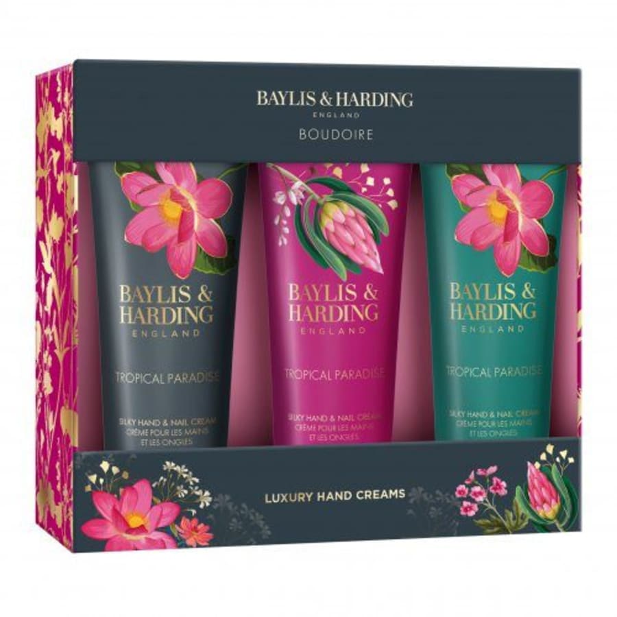Baylis & Harding Boudoire Handáburður Gjafasett 3x50ml