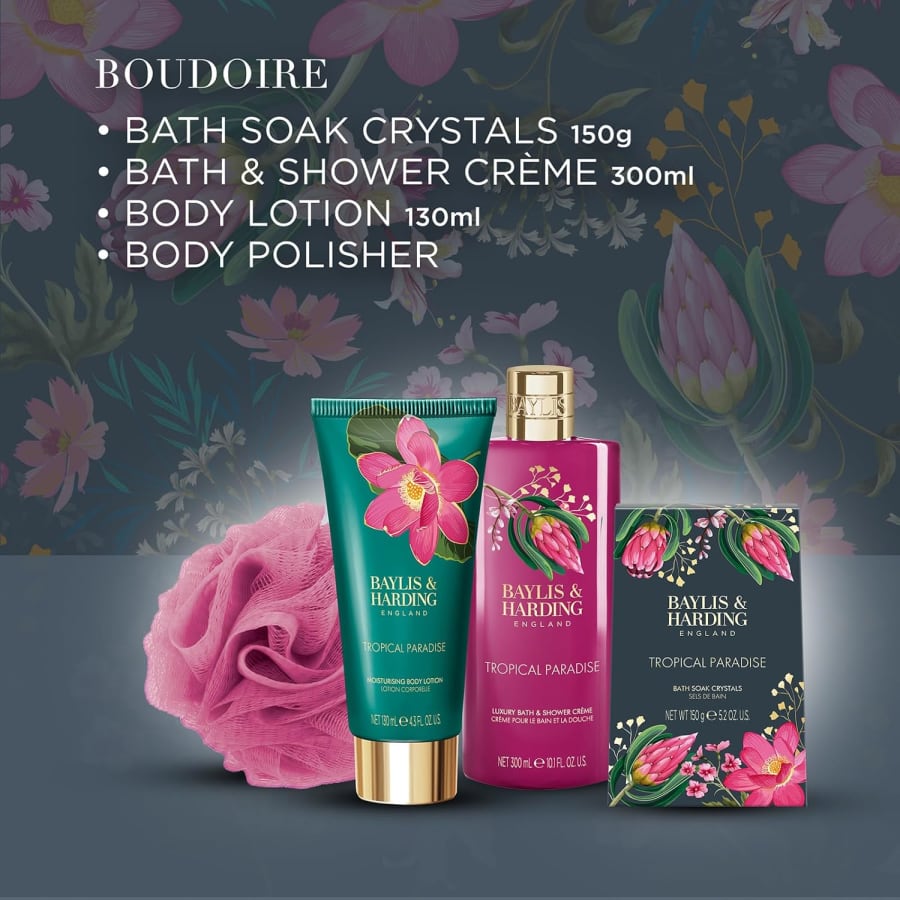 Baylis & Harding Boudoire Tropical Paradise lúxus gjafasett