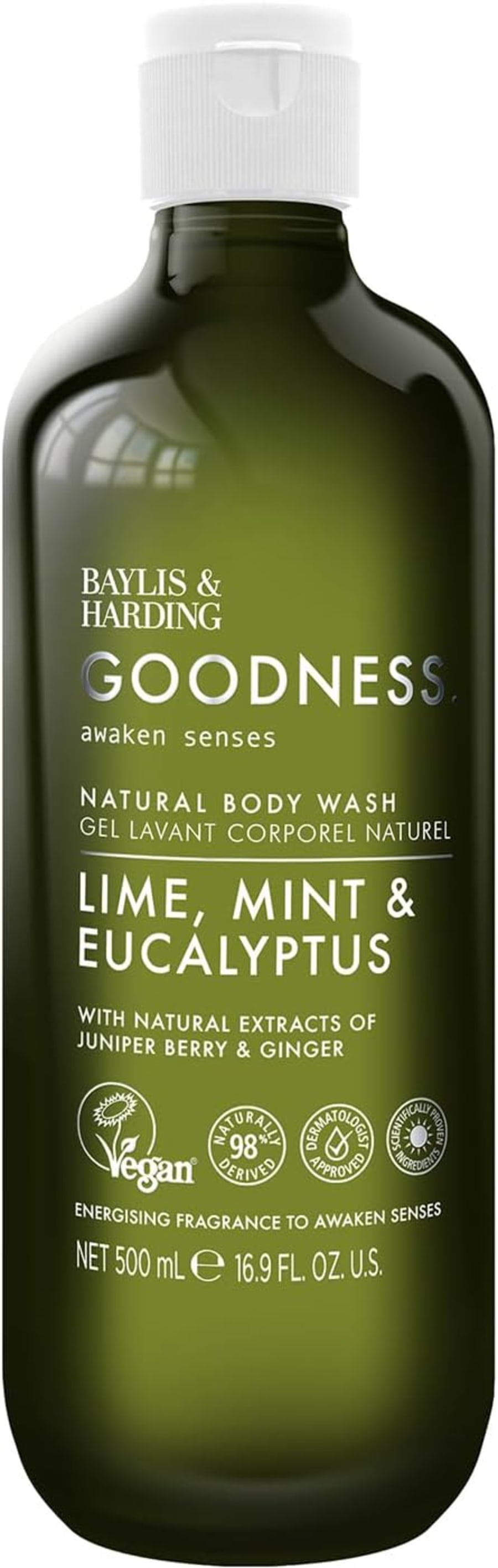 Baylis & Harding Goodness Awaken Lime, Mint & Eucalyptus Hand & Body Lotion, 500 ml