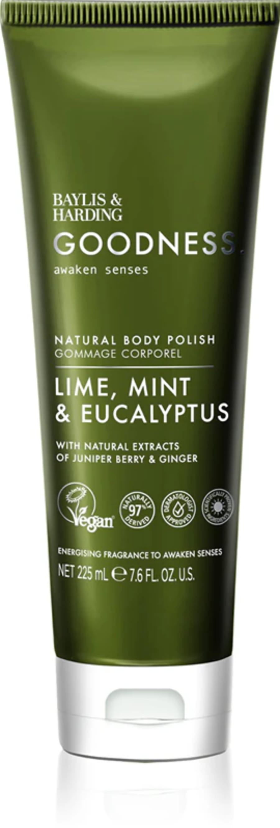 Baylis & Harding Goodness Lime Mint & Eucalyptus sturtu skrúbbur 225 ml