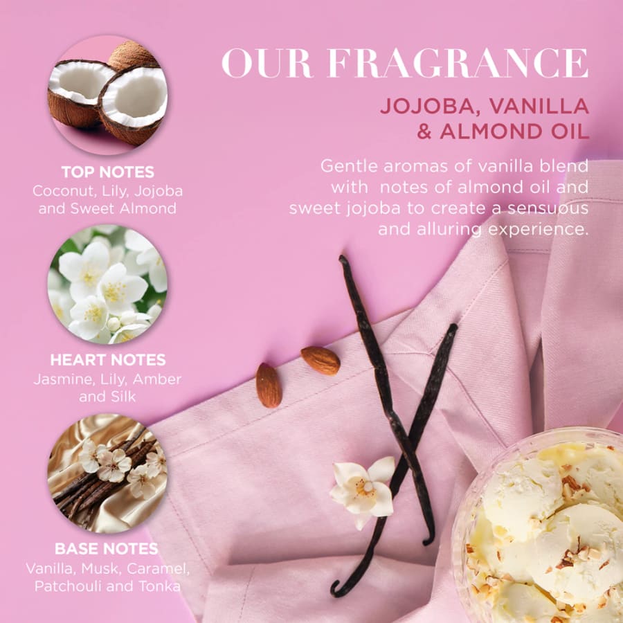 Baylis & Harding jojoba, vanilla & almond oil ferðasnyrtitaska og gjafasett