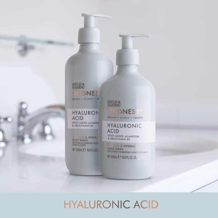 Baylis & Harding Kindness + Plant Hyaluronic Acid, 500 ml Cleanse & Hydrate Hand Sápa