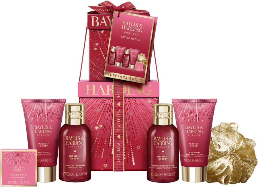 Baylis & Harding Midnight Cherry Luxury Dekur Gjafasett
