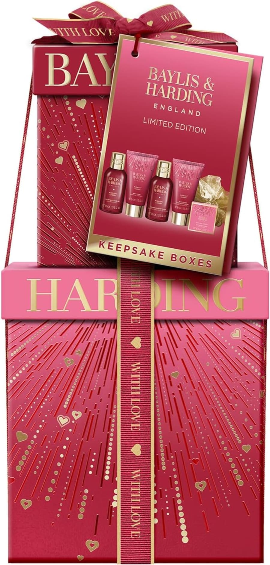 Baylis & Harding Midnight Cherry Luxury Dekur Gjafasett