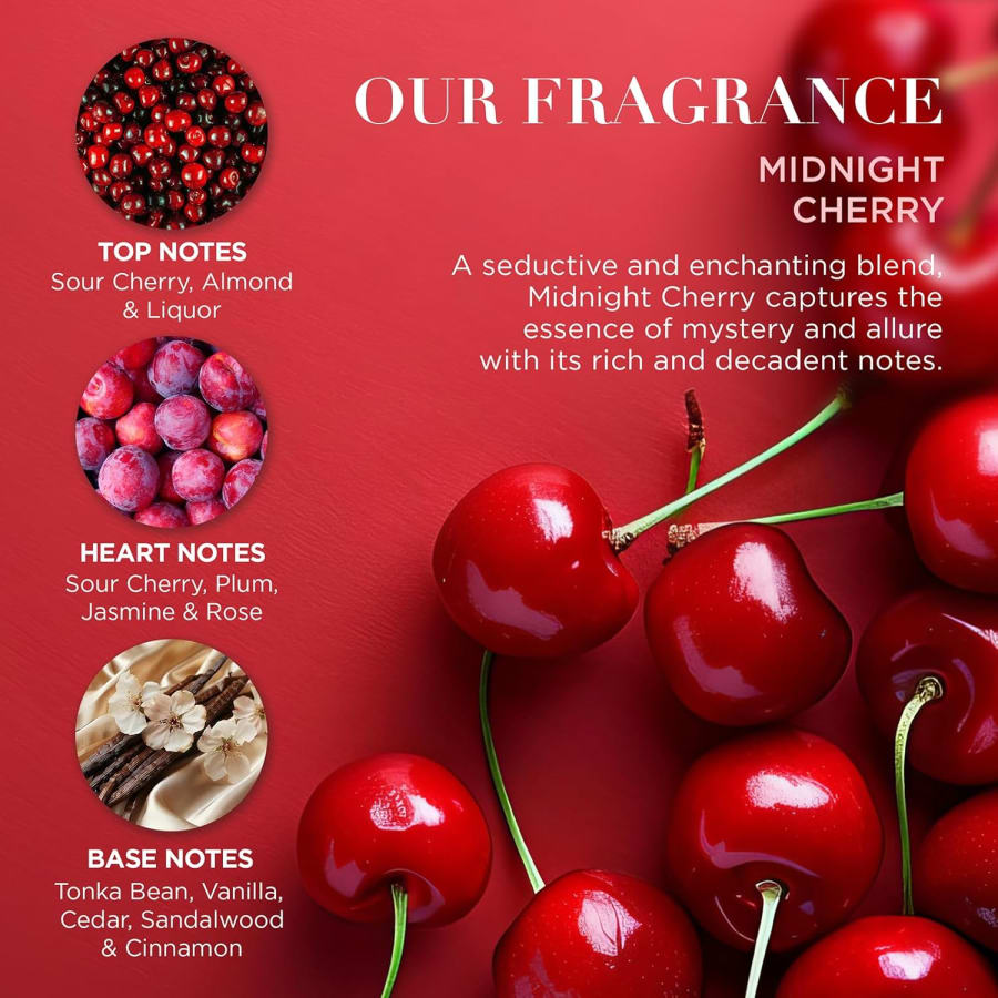 Baylis & Harding Midnight Cherry Luxury Dekur Gjafasett