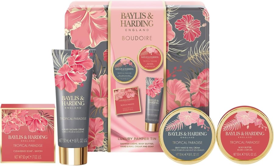 Baylis & Harding Royale Garden Rose, Poppy & Vanilla Lúxus Manicure Gjafasett