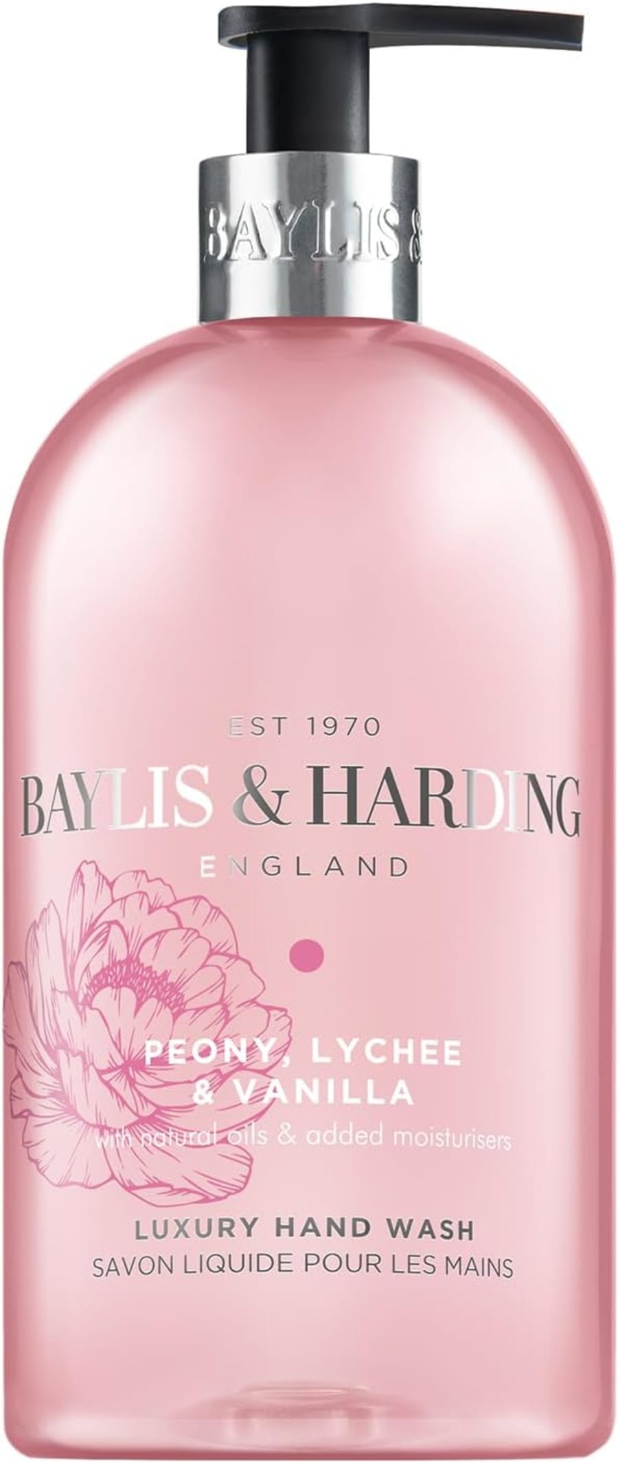 Baylis & Harding Signature Peony, Lychee, Vanilla Handsápa 500 ml