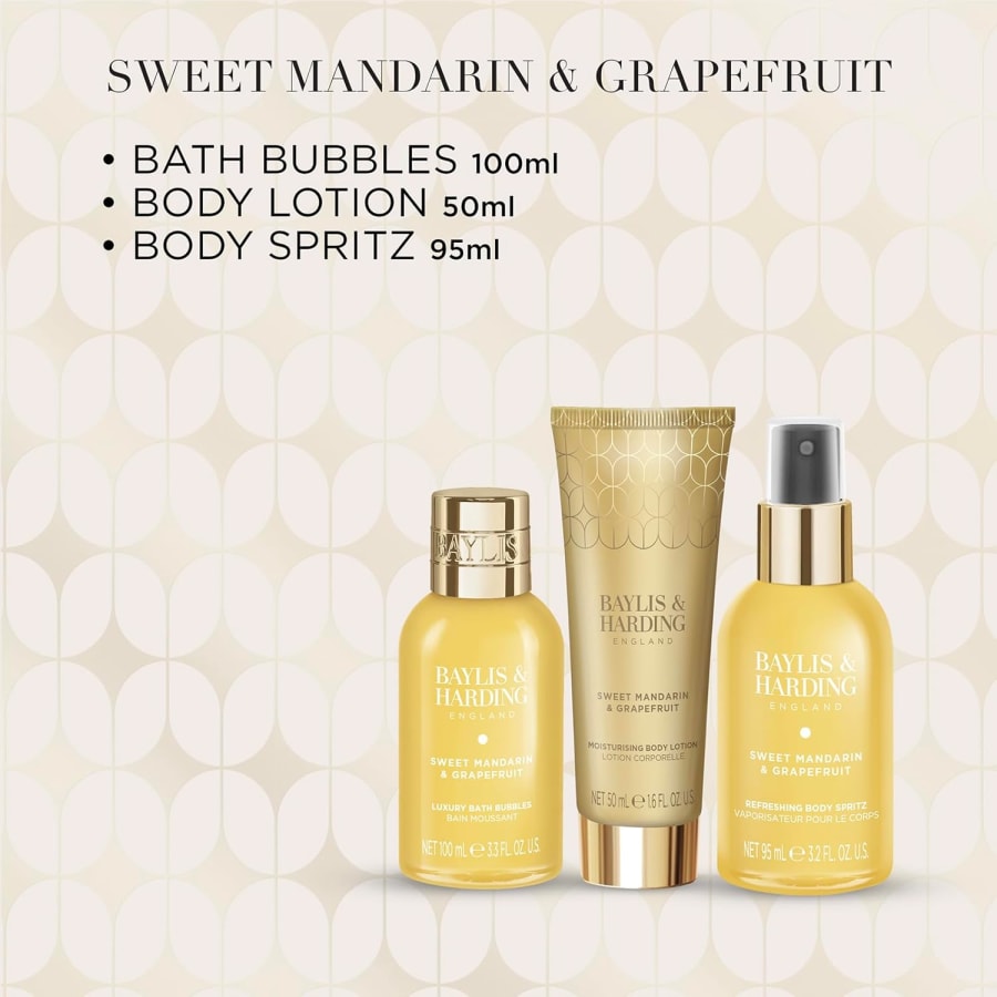 Baylis & Harding Sweet Mandarin & Grapefruit Dekur Tríó Gjafasett