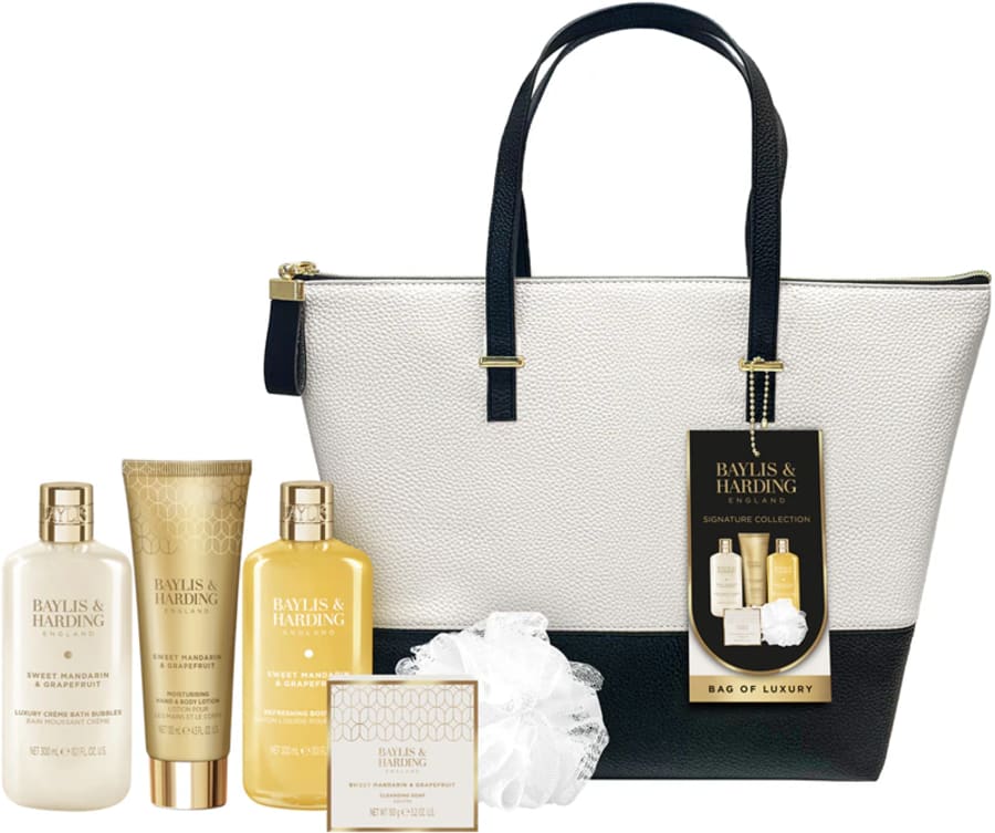 Baylis & Harding Sweet Mandarin & Grapefruit handtaska og baðvörusett