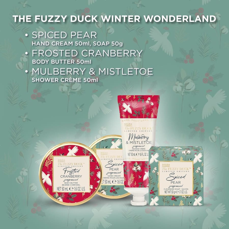 Baylis & Harding The Fuzzy Duck Winter Wonderland Lúxus Dekur Gjafasett