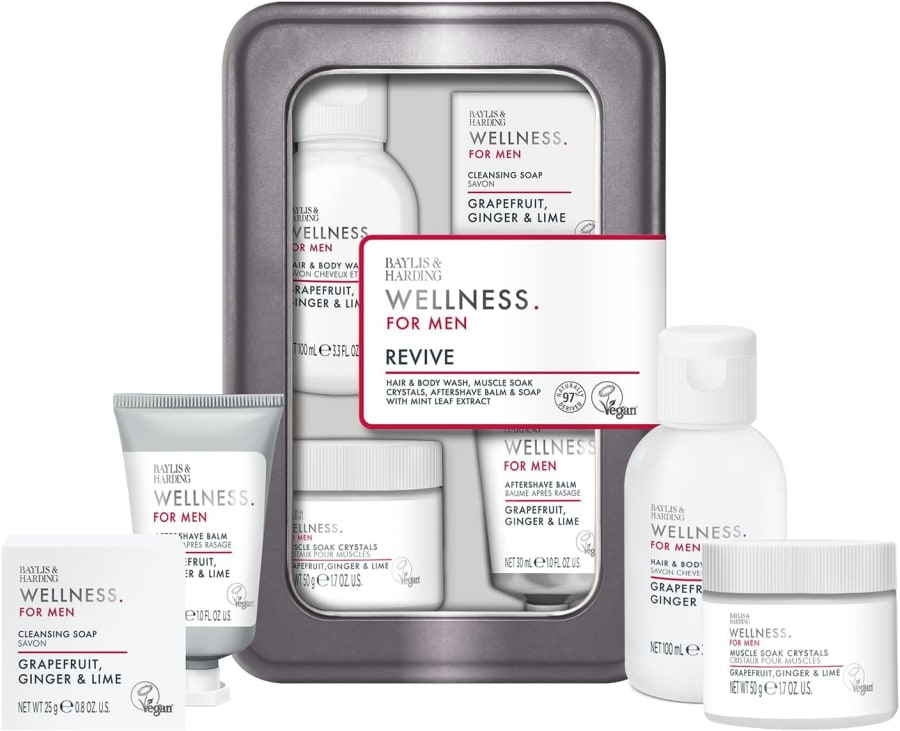 Baylis & Harding Wellness Fyrir Herran Nauðsynlegt Gjafasett fyrir hans vellíðan